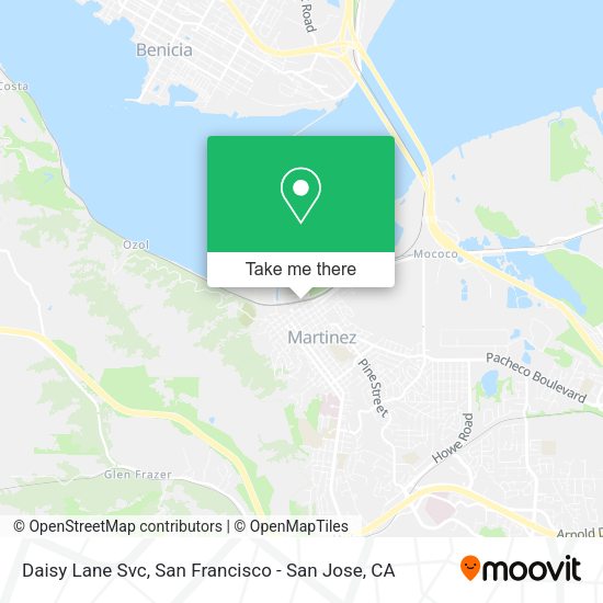 Daisy Lane Svc map