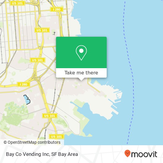 Bay Co Vending Inc map