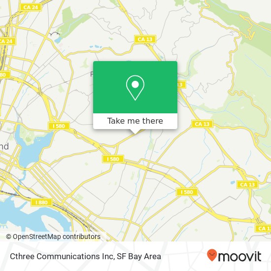 Cthree Communications Inc map