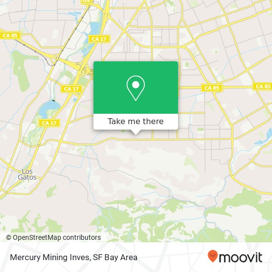 Mapa de Mercury Mining Inves