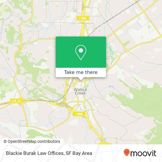 Blackie Burak Law Offices map