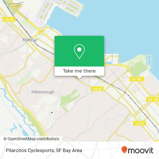 Pilarcitos Cyclesports map