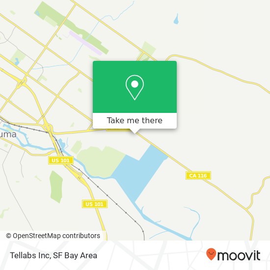 Tellabs Inc map