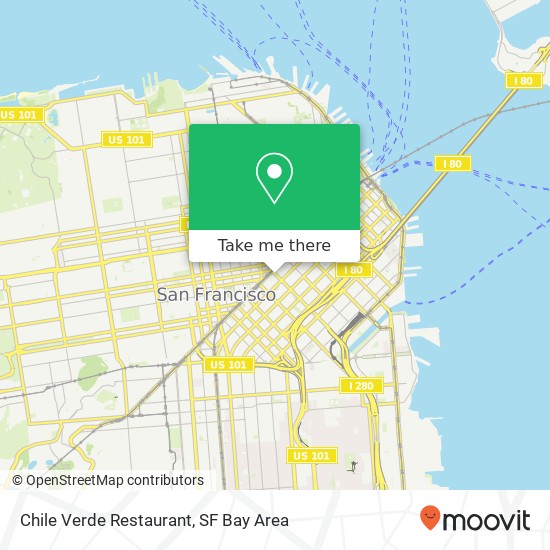 Mapa de Chile Verde Restaurant