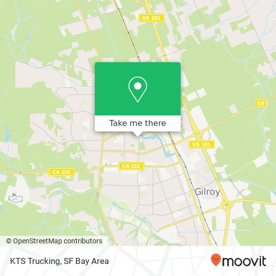 KTS Trucking map