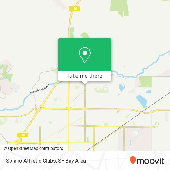 Solano Athletic Clubs map