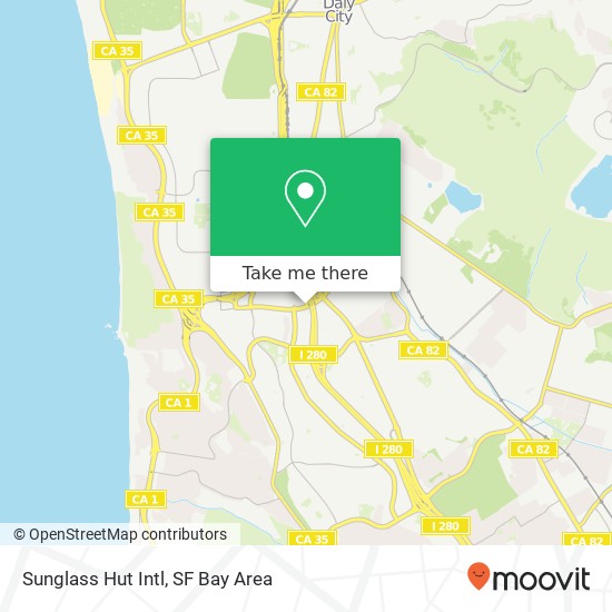 Sunglass Hut Intl map