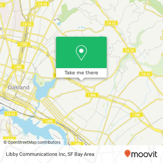 Mapa de Libby Communications Inc
