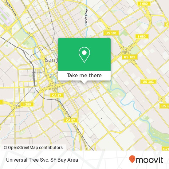 Universal Tree Svc map