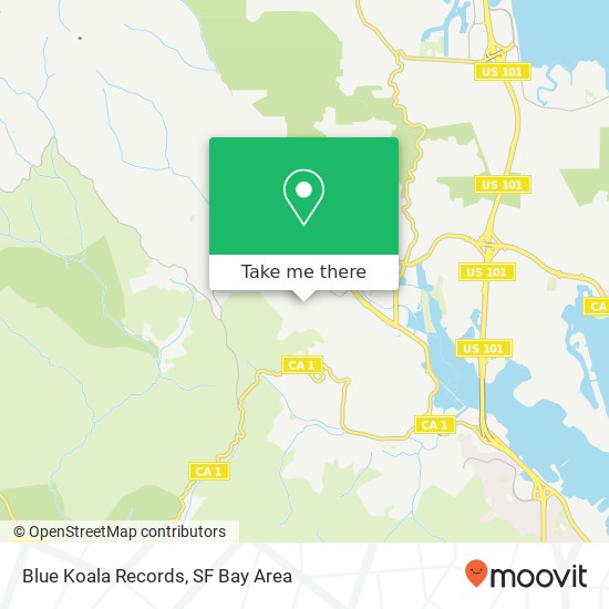 Blue Koala Records map