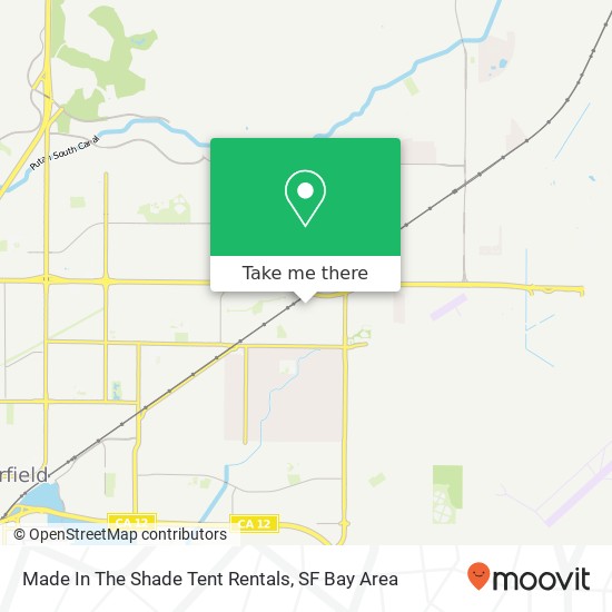 Made In The Shade Tent Rentals map