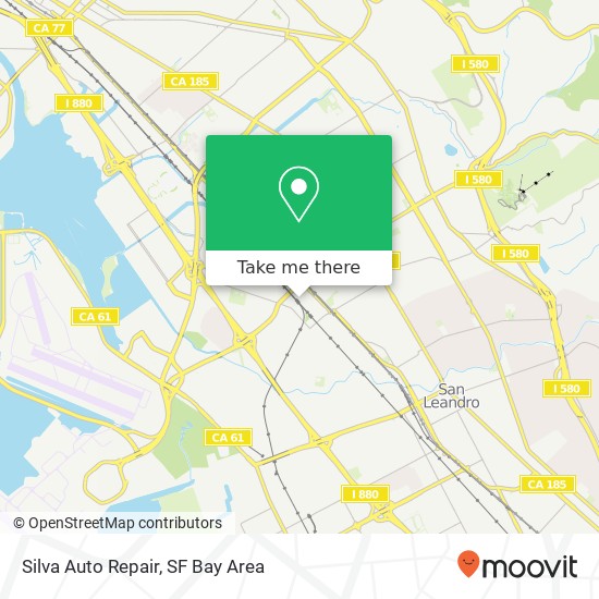 Silva Auto Repair map