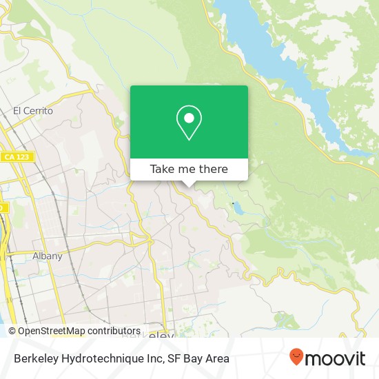 Mapa de Berkeley Hydrotechnique Inc