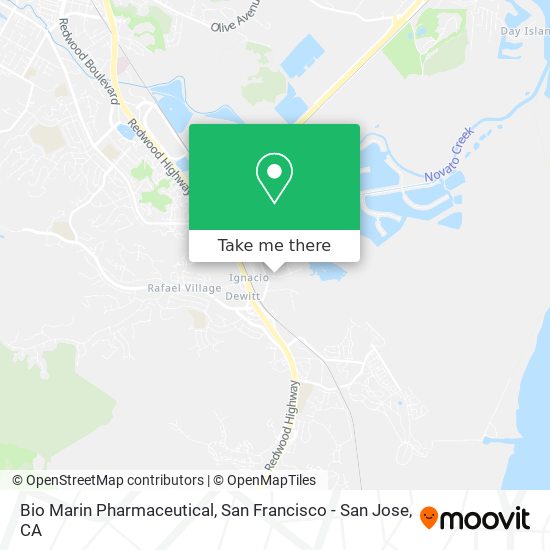 Bio Marin Pharmaceutical map