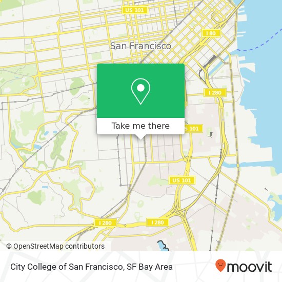 Mapa de City College of San Francisco