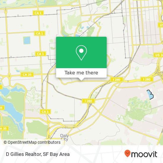 D Gillies Realtor map