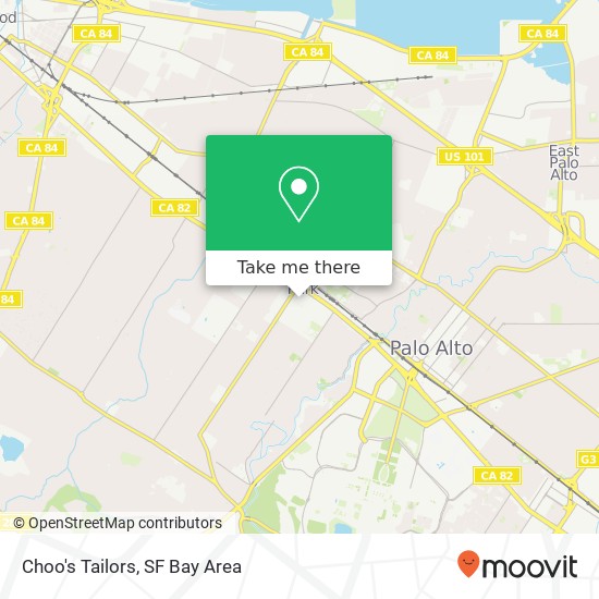 Choo's Tailors map
