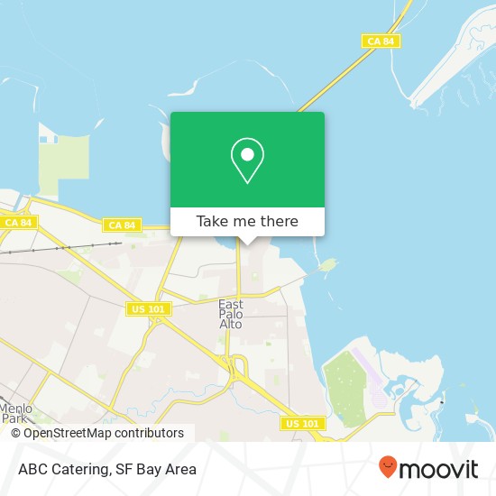 ABC Catering map