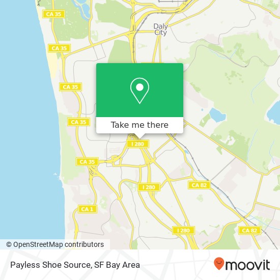 Payless Shoe Source map