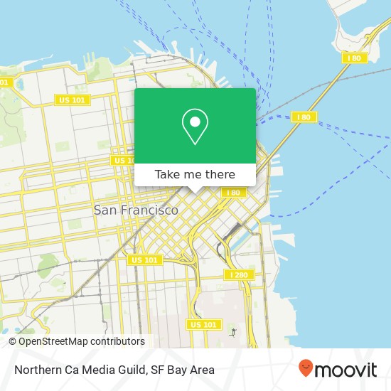Mapa de Northern Ca Media Guild