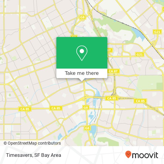 Timesavers map