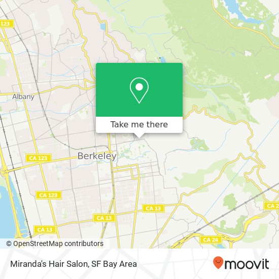 Miranda's Hair Salon map