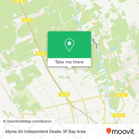 Alpine Air Independent Dealer map