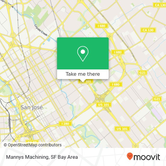 Mapa de Mannys Machining