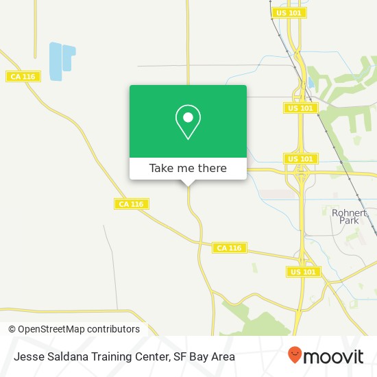 Jesse Saldana Training Center map