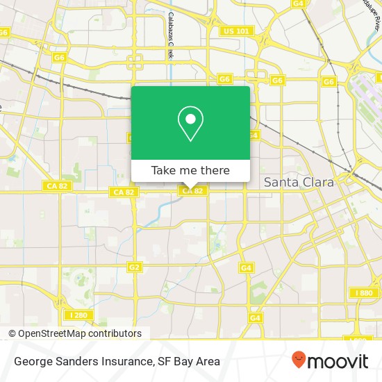 George Sanders Insurance map