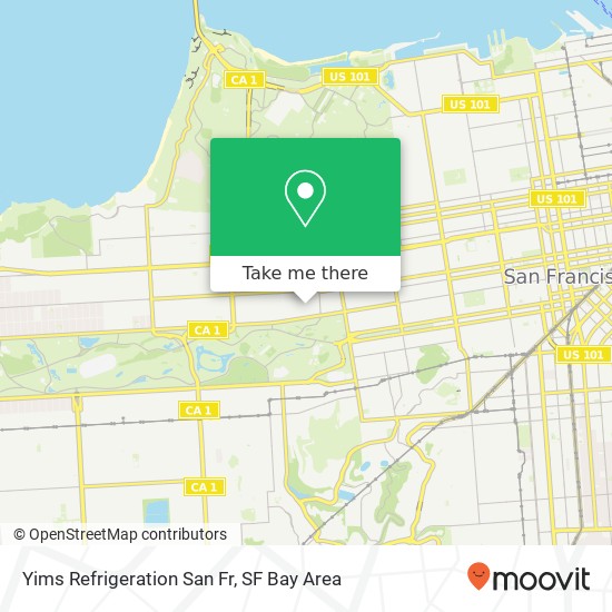 Yims Refrigeration San Fr map