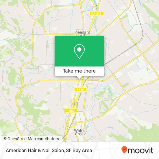 American Hair & Nail Salon map