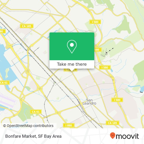 Bonfare Market map