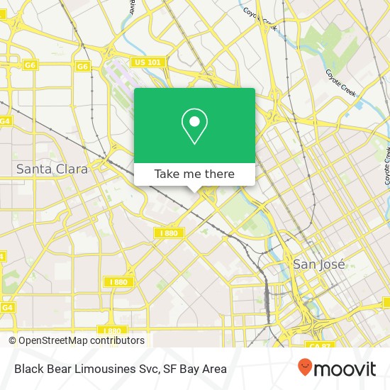 Black Bear Limousines Svc map