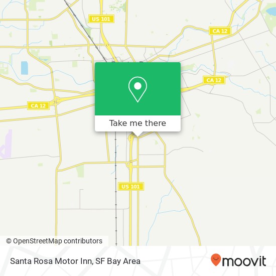 Mapa de Santa Rosa Motor Inn