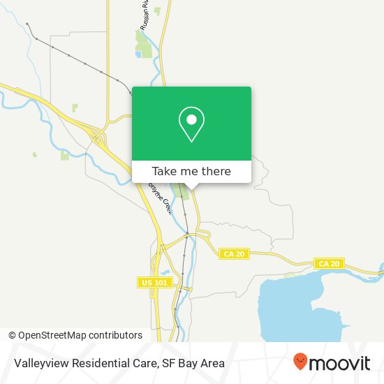 Mapa de Valleyview Residential Care