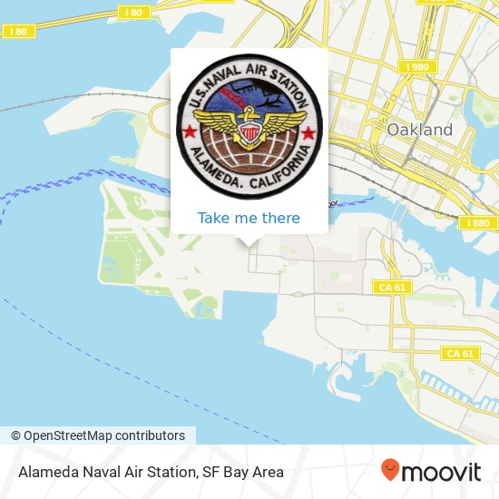 Mapa de Alameda Naval Air Station