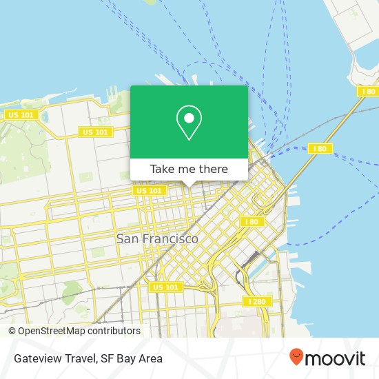 Mapa de Gateview Travel