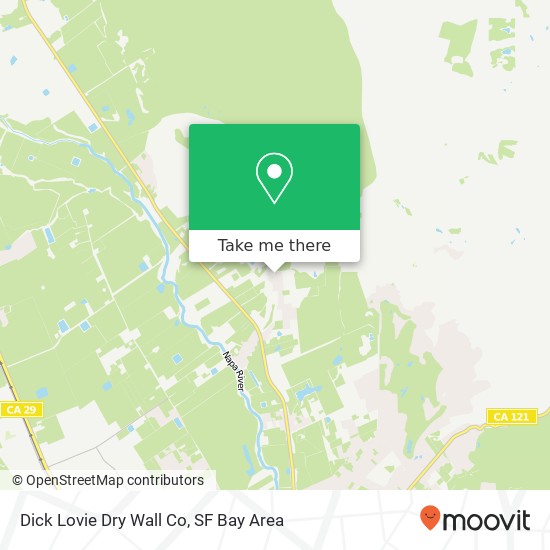 Mapa de Dick Lovie Dry Wall Co
