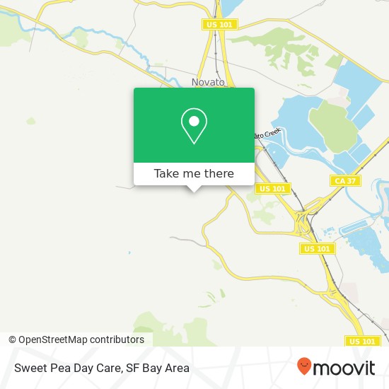 Sweet Pea Day Care map