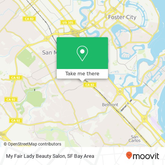 Mapa de My Fair Lady Beauty Salon