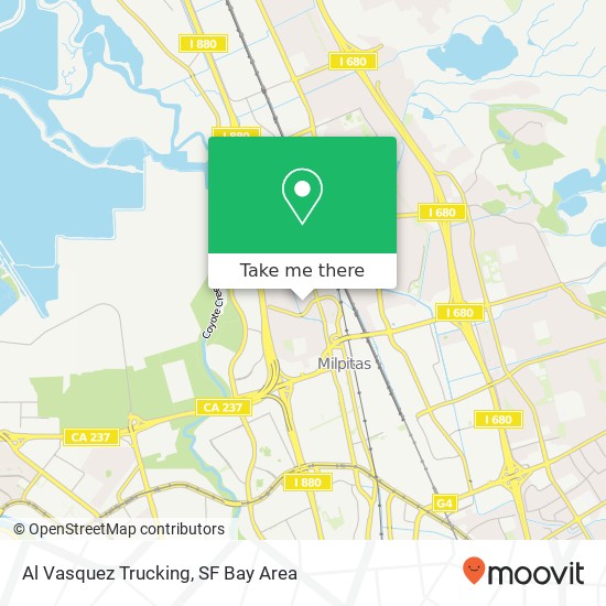 Al Vasquez Trucking map