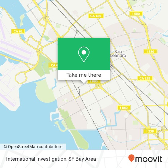 International Investigation map