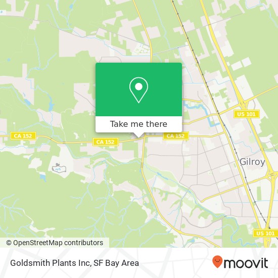 Goldsmith Plants Inc map