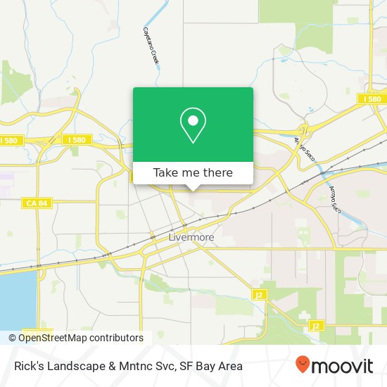 Mapa de Rick's Landscape & Mntnc Svc