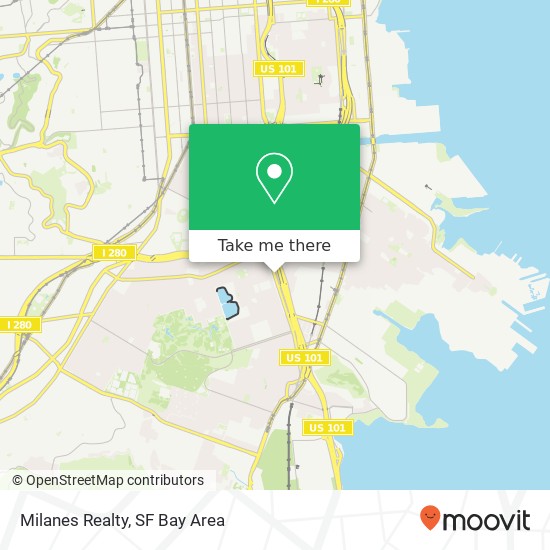 Milanes Realty map