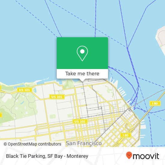 Mapa de Black Tie Parking