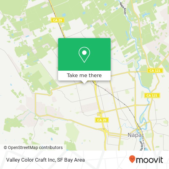 Valley Color Craft Inc map