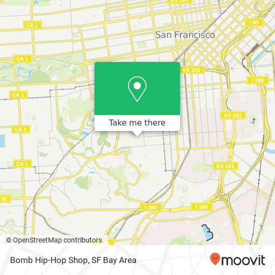 Bomb Hip-Hop Shop map