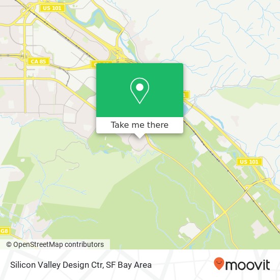 Silicon Valley Design Ctr map